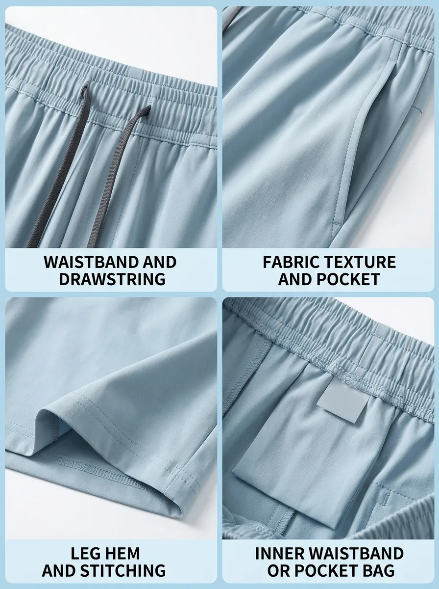 Sport-Inspired Ice-Silk Casual Stretch Shorts