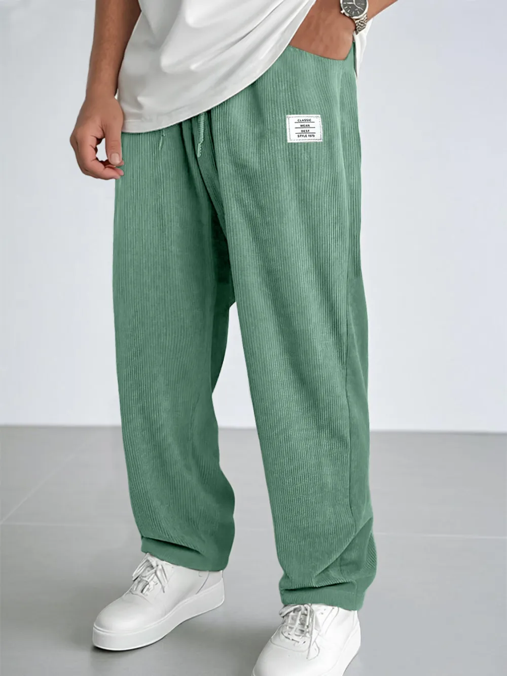 Corduroy Pull On Trousers