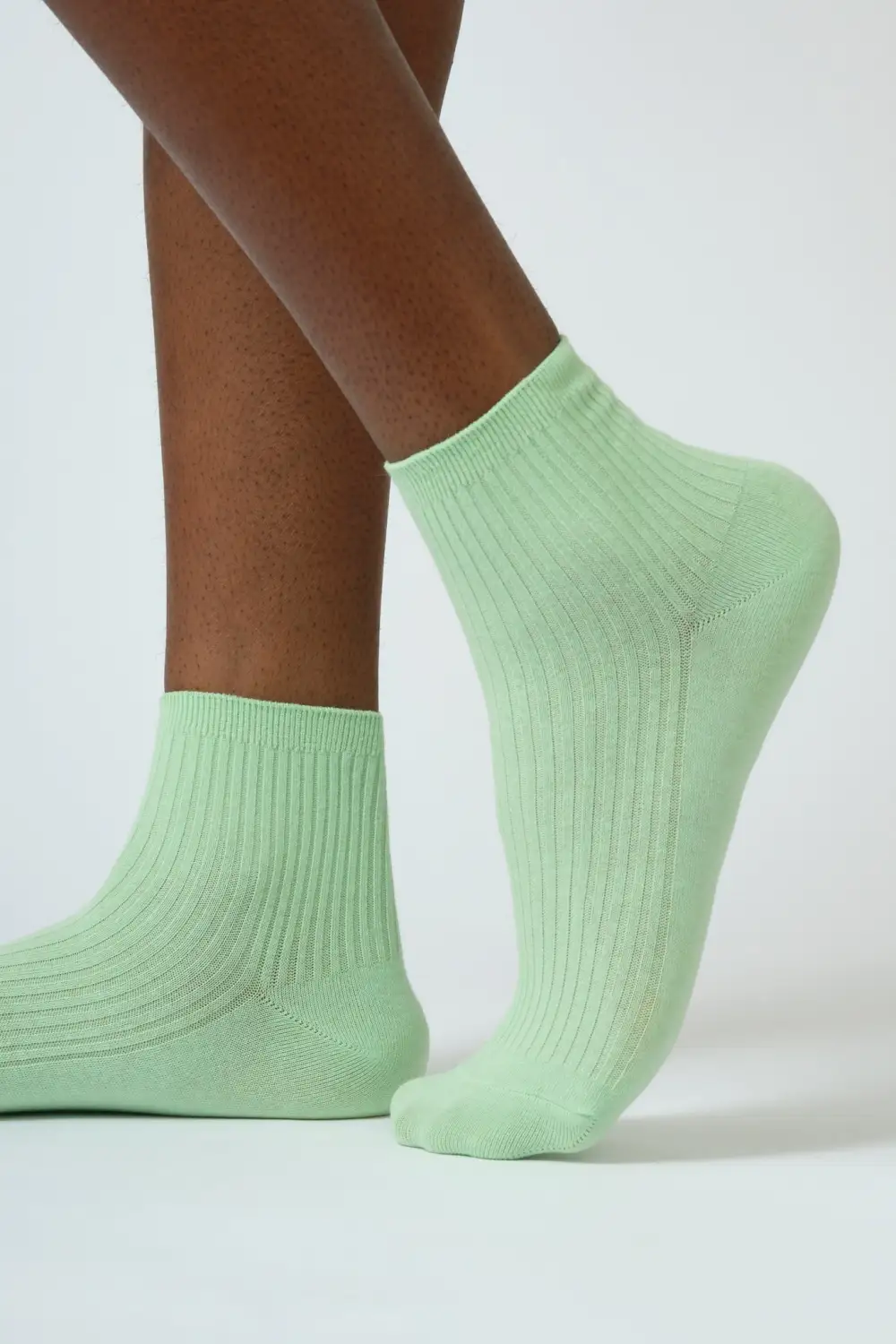 Relaxed Short Cotton Blend Socks