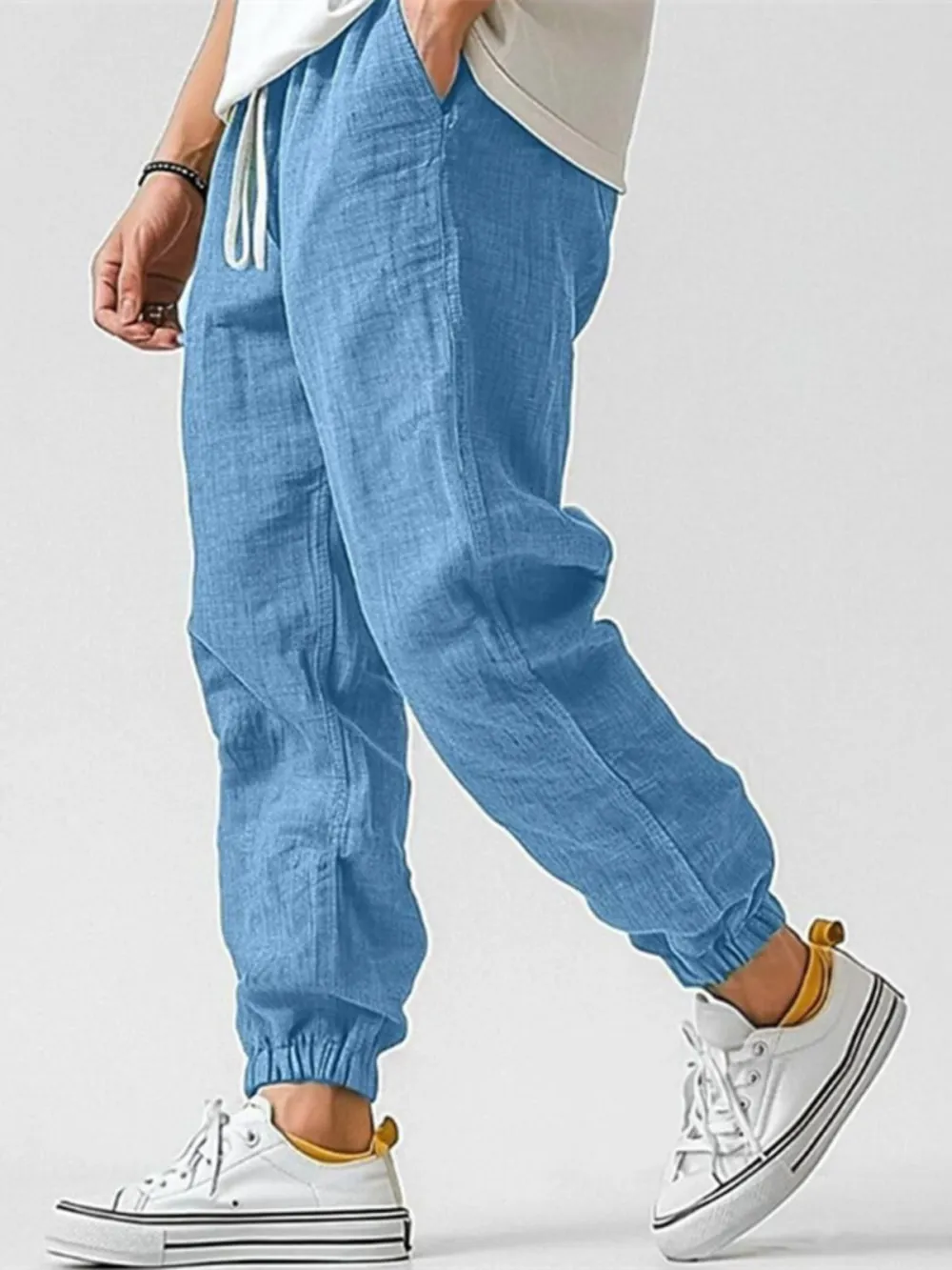 Roomy Cotton Linen Pants