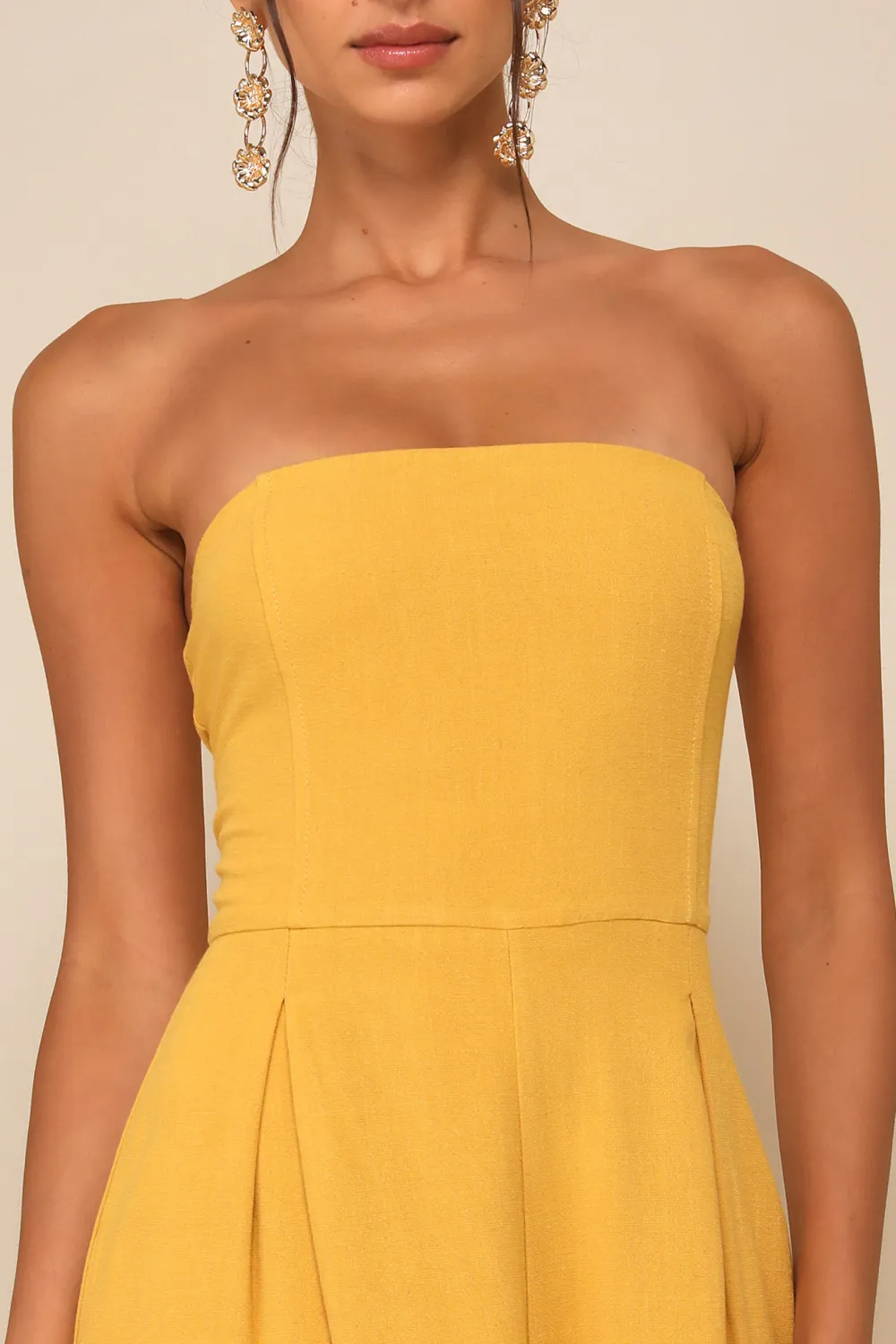 Daily Linen Wide-Leg Jumpsuit