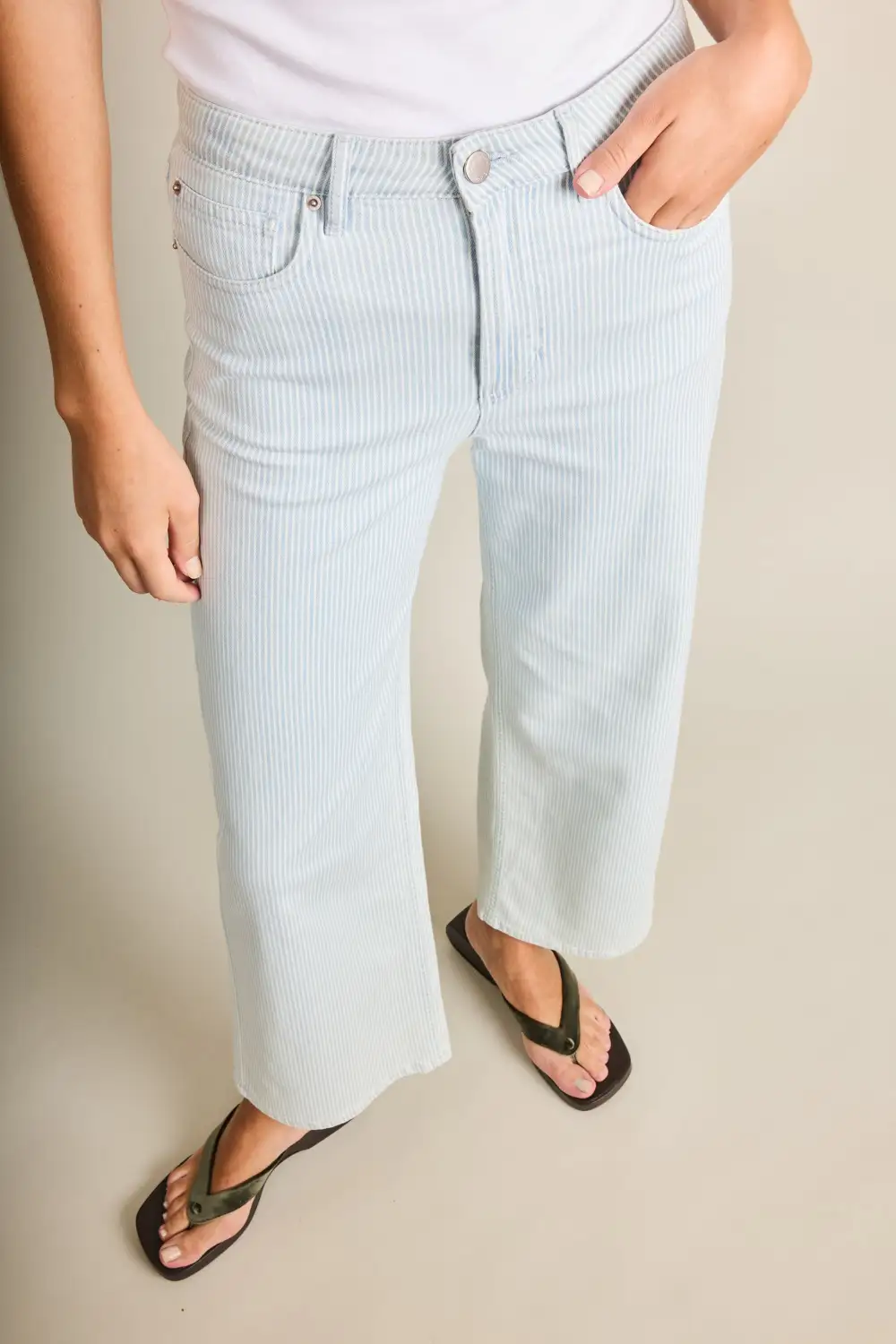 Women's Refined Slim Flare Wide Leg Jeans