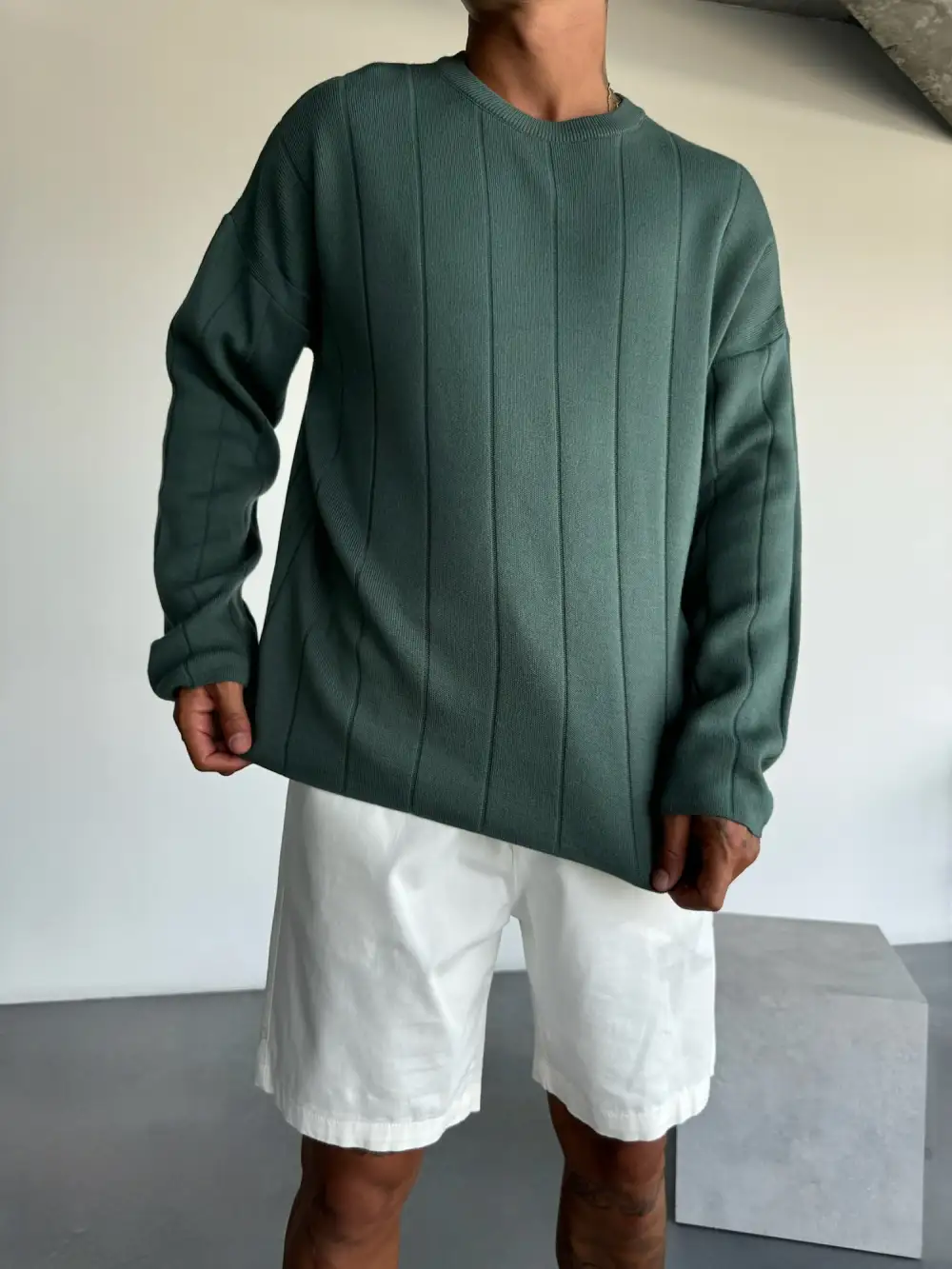 Everyday Relaxed Knit Sweatshirt