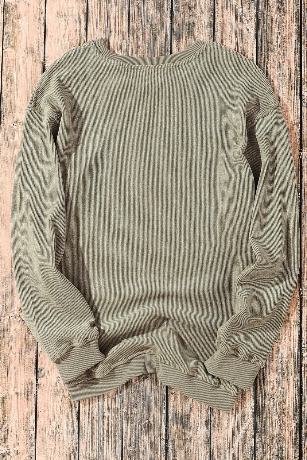 Everyday Ribbed Crewneck Sweatshirt