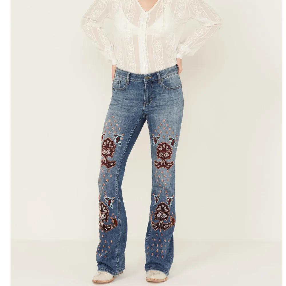 Mid Rise Bootcut Jeans