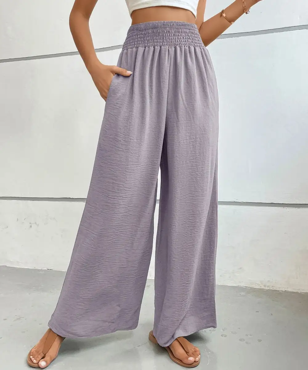 High Waisted Wide Leg Pants