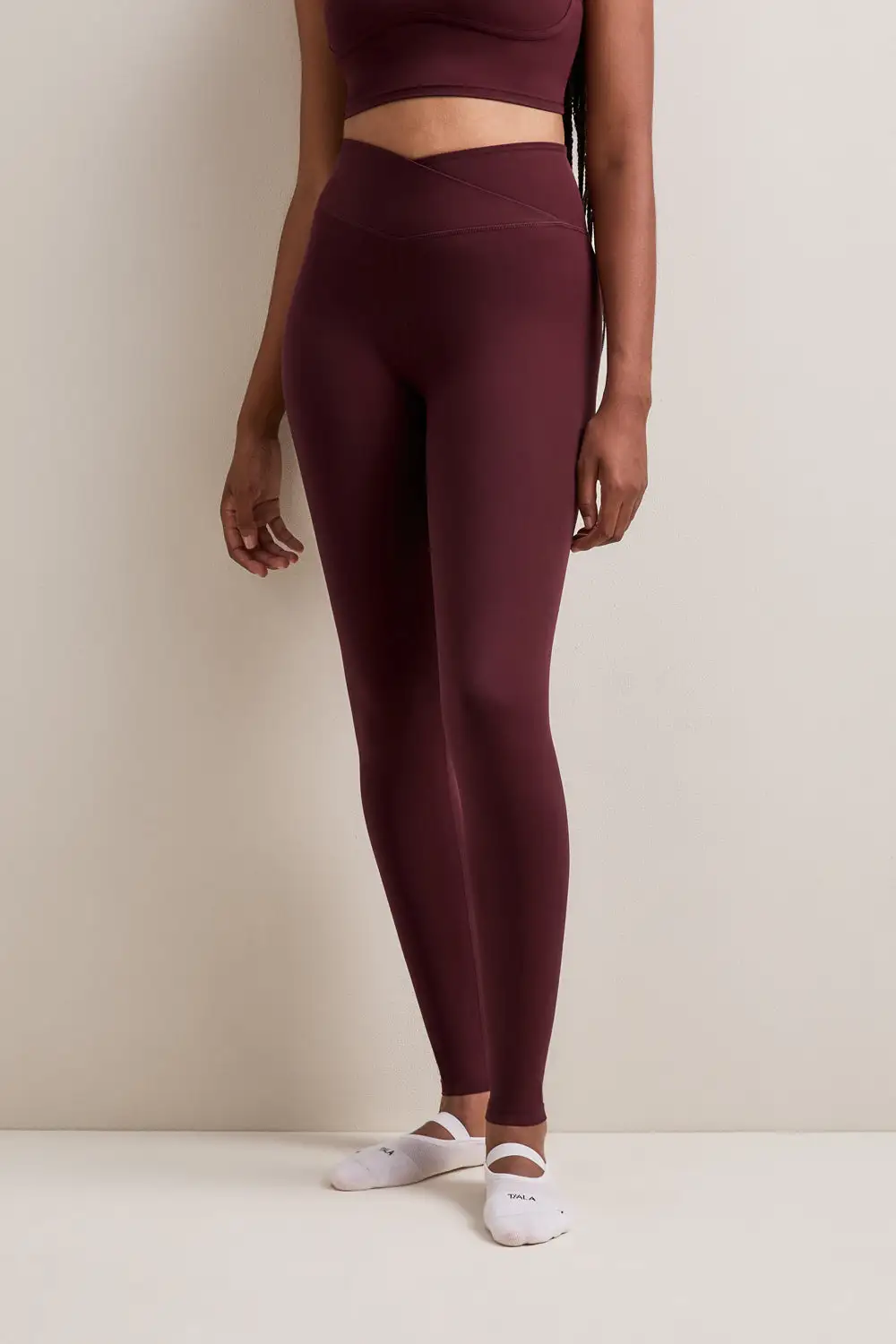 Agile Wrap Waist High Rise Leggings