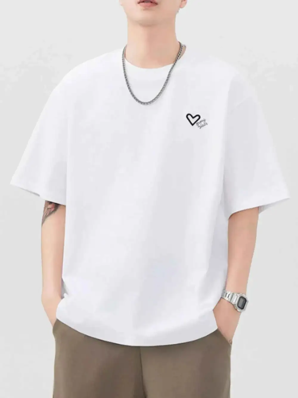 Breathable Round Neck Short Sleeve T-Shirt