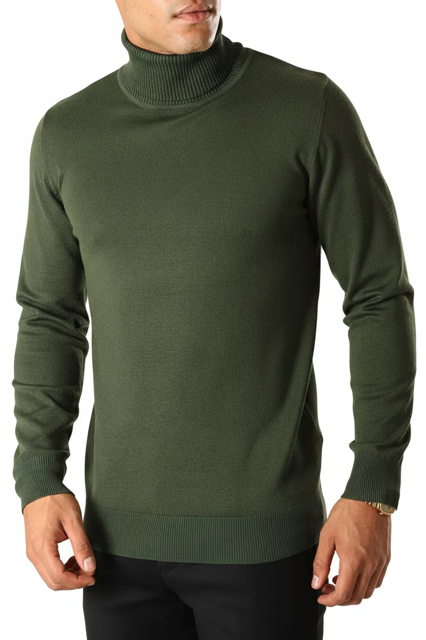 Modern Refined Everyday Turtleneck Sweater