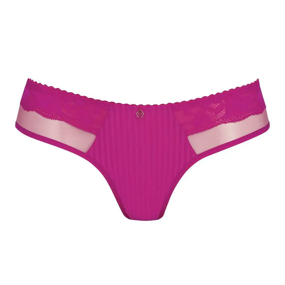 Women's Lace Mesh Shimmer Detail Boxer Panty