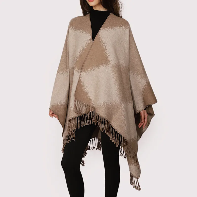 Lightweight Fringed Oversized Wrap Scarf