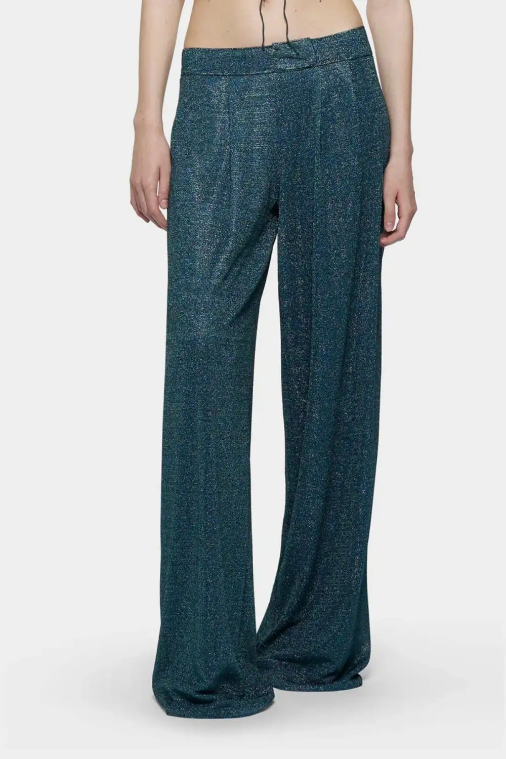 Peacock Metallic Pants