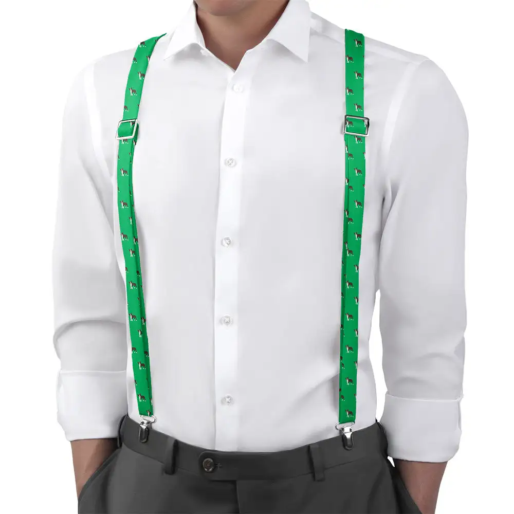 Terrier Dog Theme Suspenders