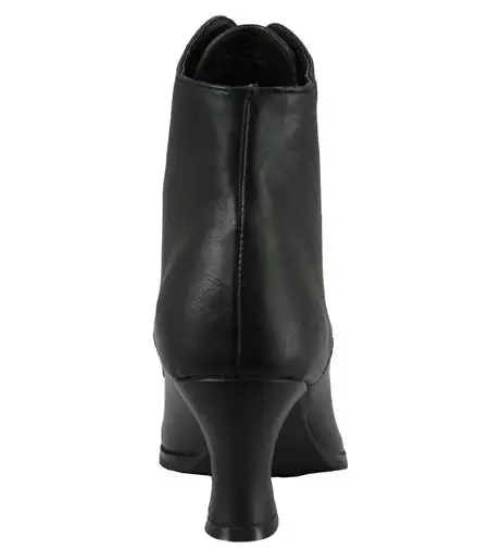 Women's Classic Country Lace Up Faux Leather Ankle Boots