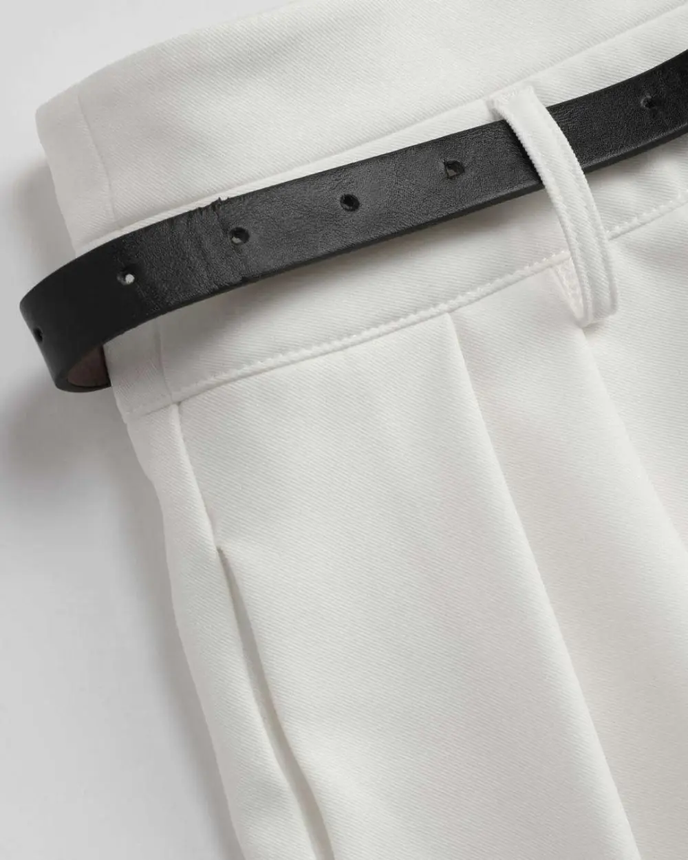 Pleated High Waist Trousers