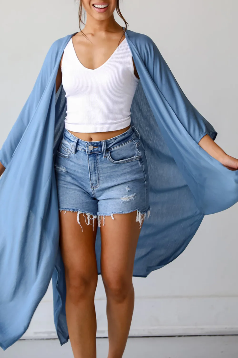 Casual Style Sun Bound Kimono