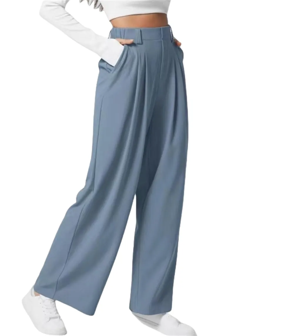 2026🔥 High Waisted Multiple Pockets Washed Stretchy Knit Casual Bootcut Jeans