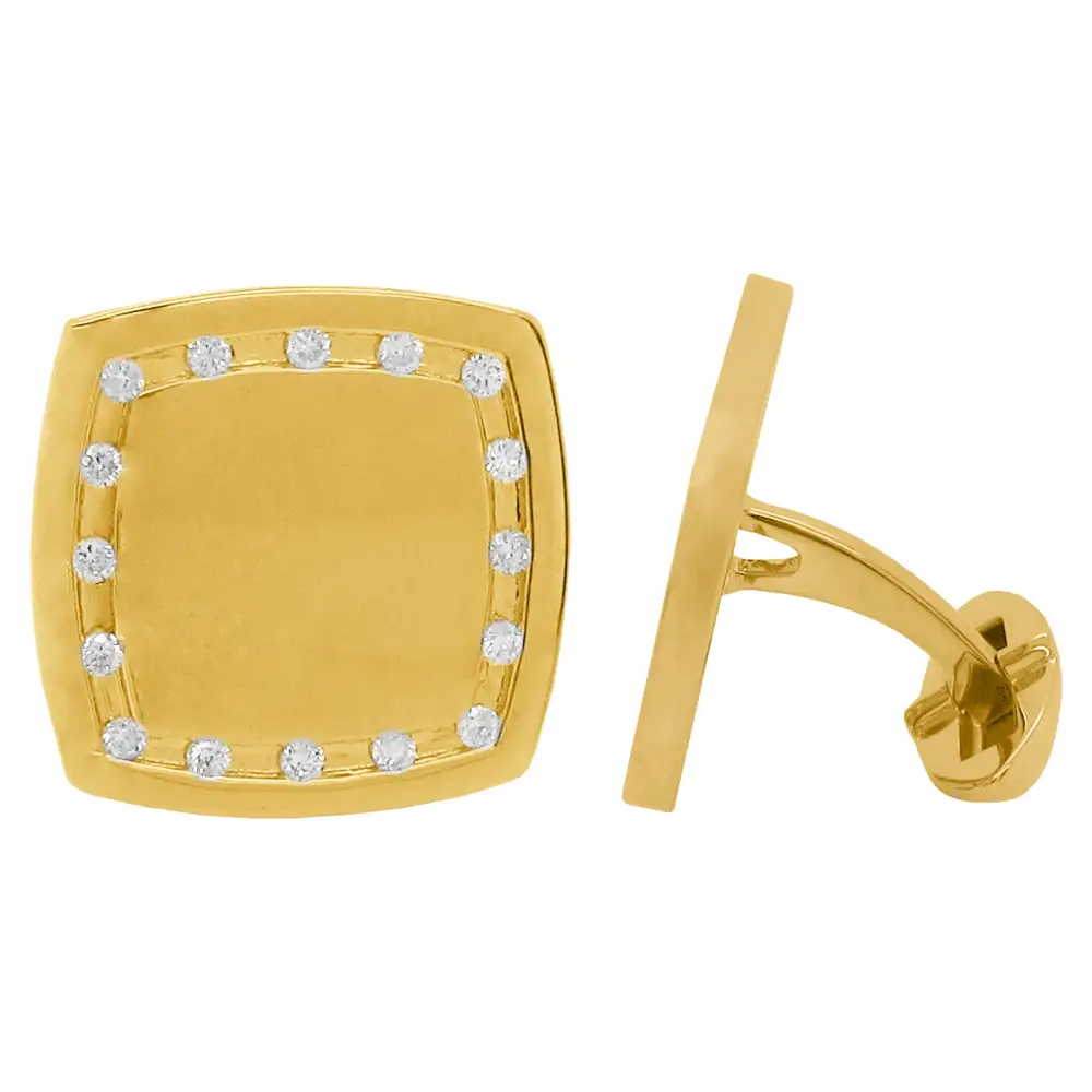 Tonal Classic Diamond Cufflinks