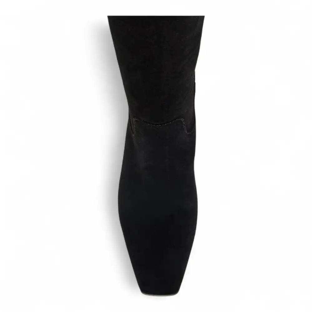 Dantelle Suede Block Heel Tall Boots