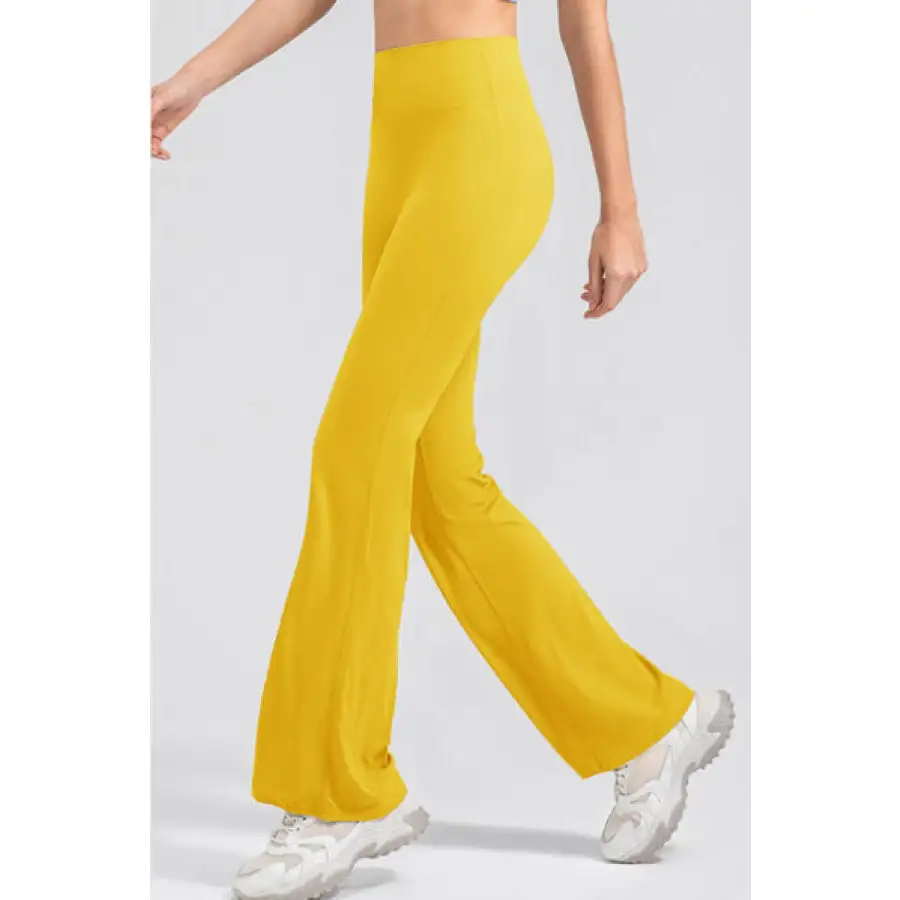 Classic High Waist Straight Active Pants
