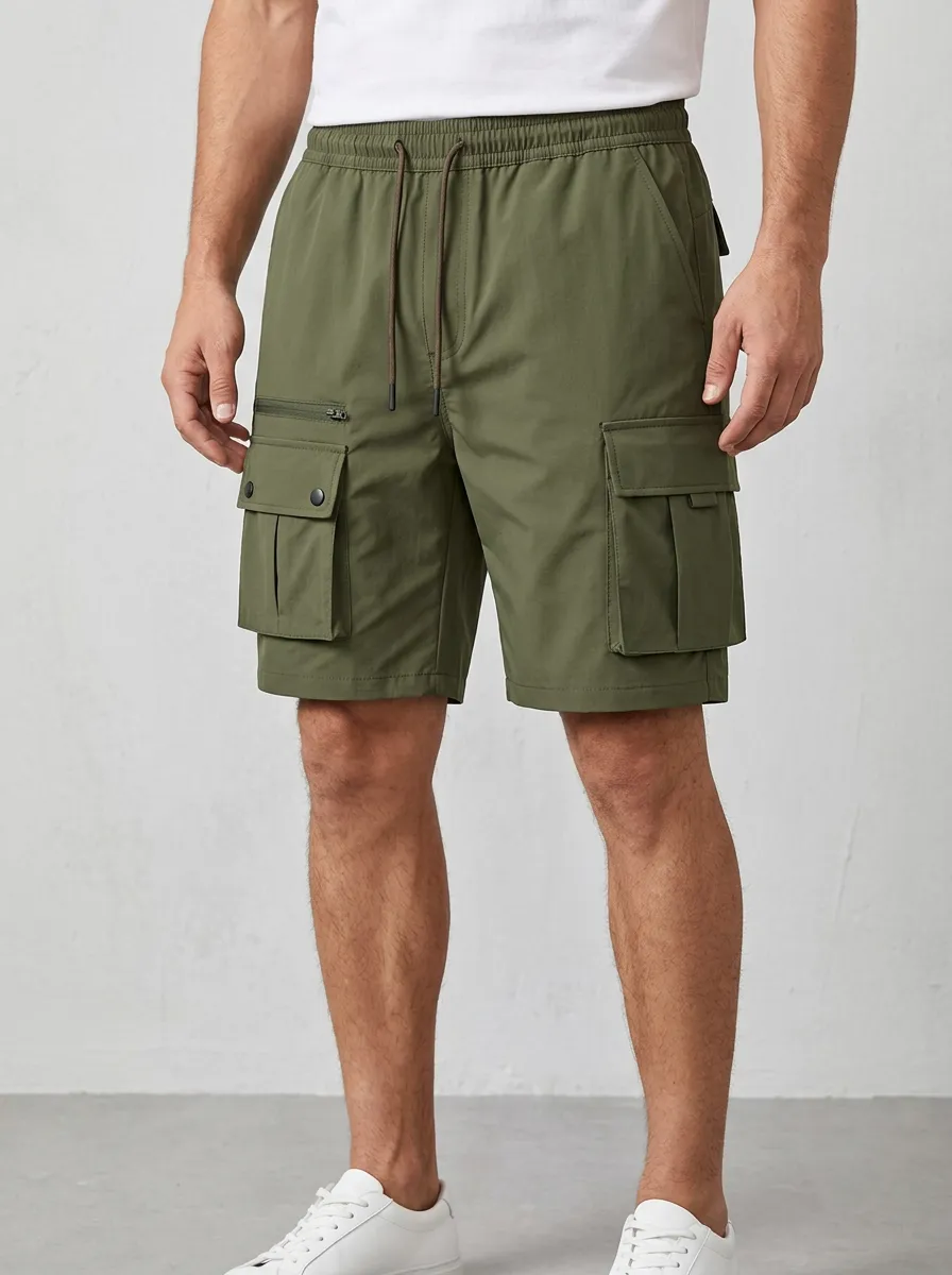 Casual Multi-Pocket Casual Cargo Shorts