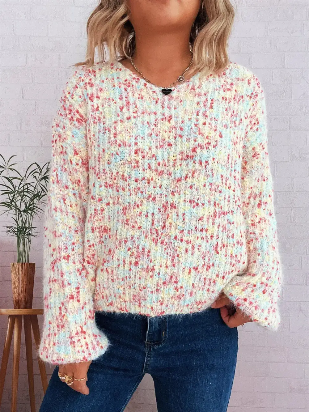 Modern Long Sleeve Everyday Sweater