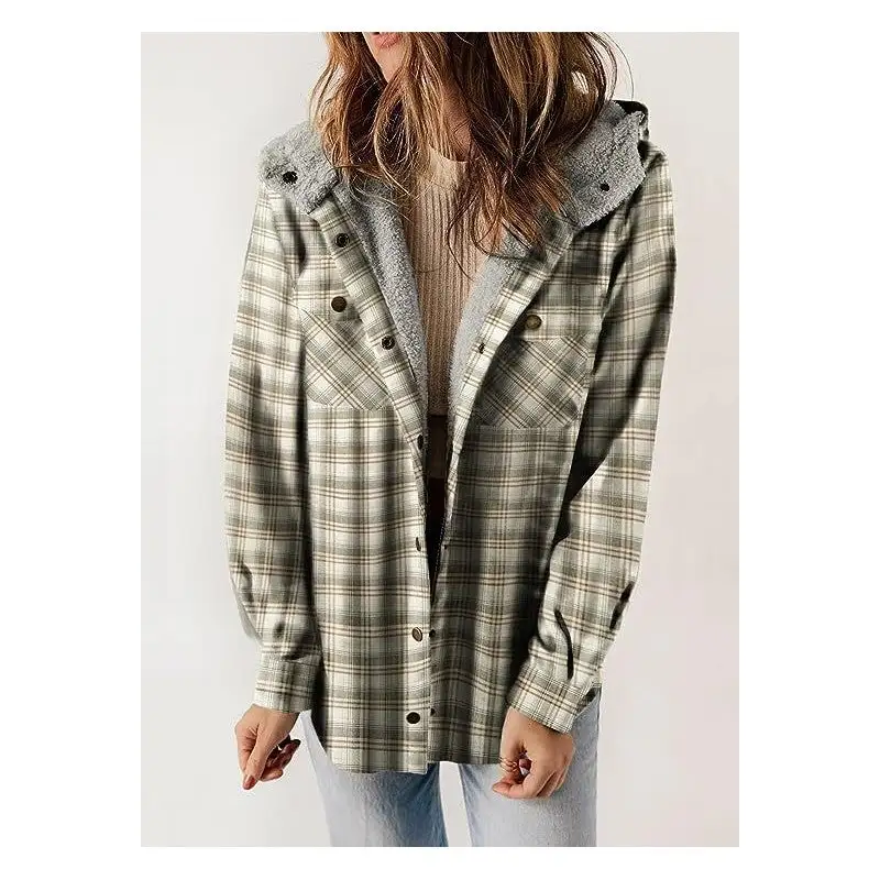 Hooded Wool-Blend Relaxed Outerwear Coat