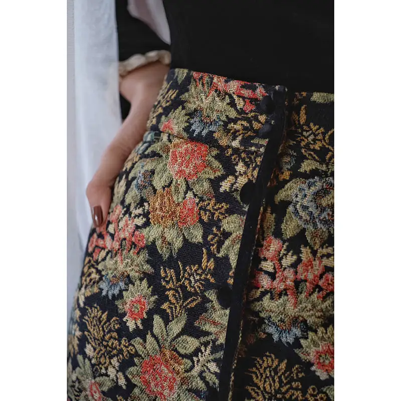Subtle Office Everyday Casual Polyester Skirt