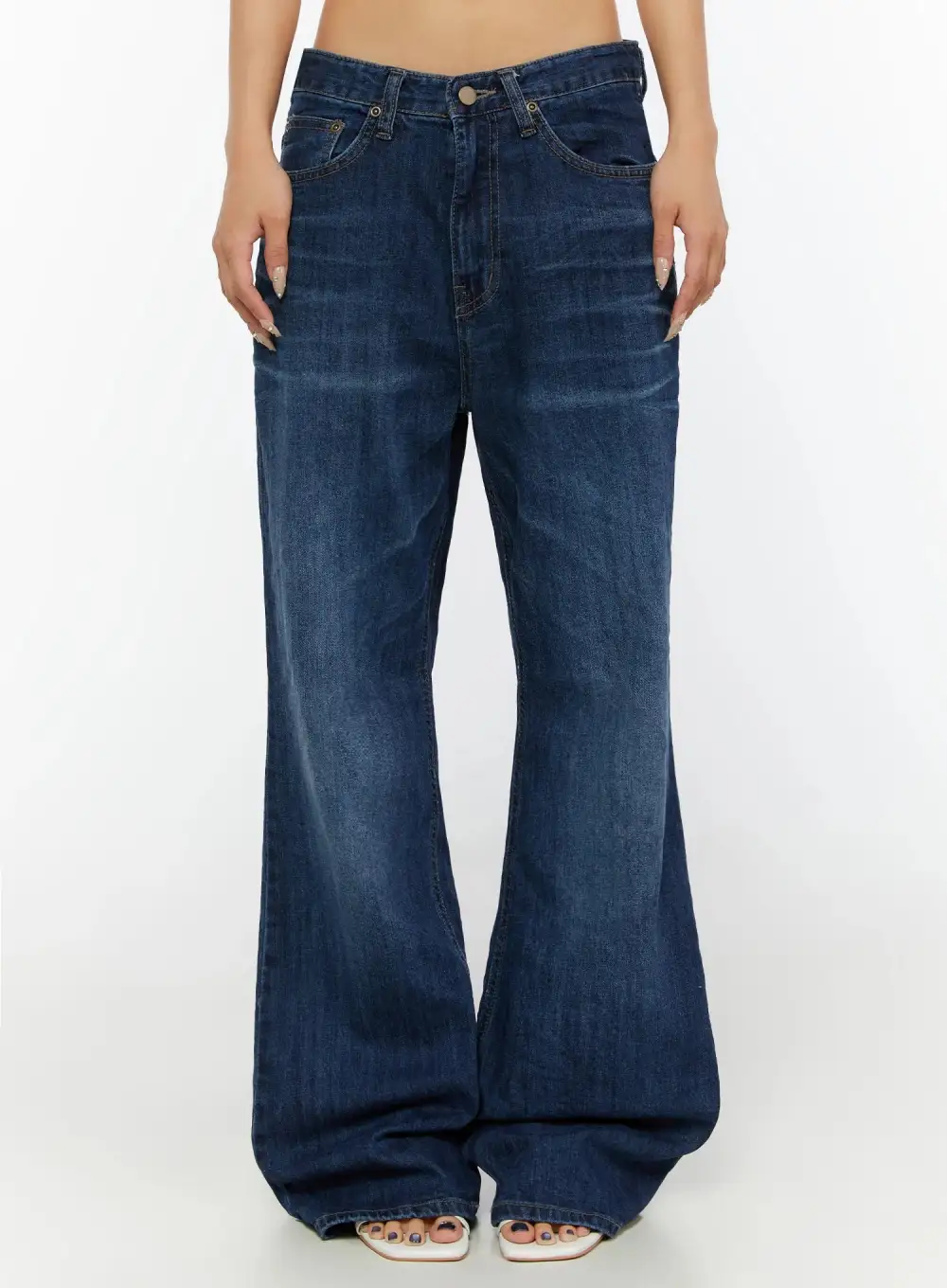 Regular-Fit Flared Jeans
