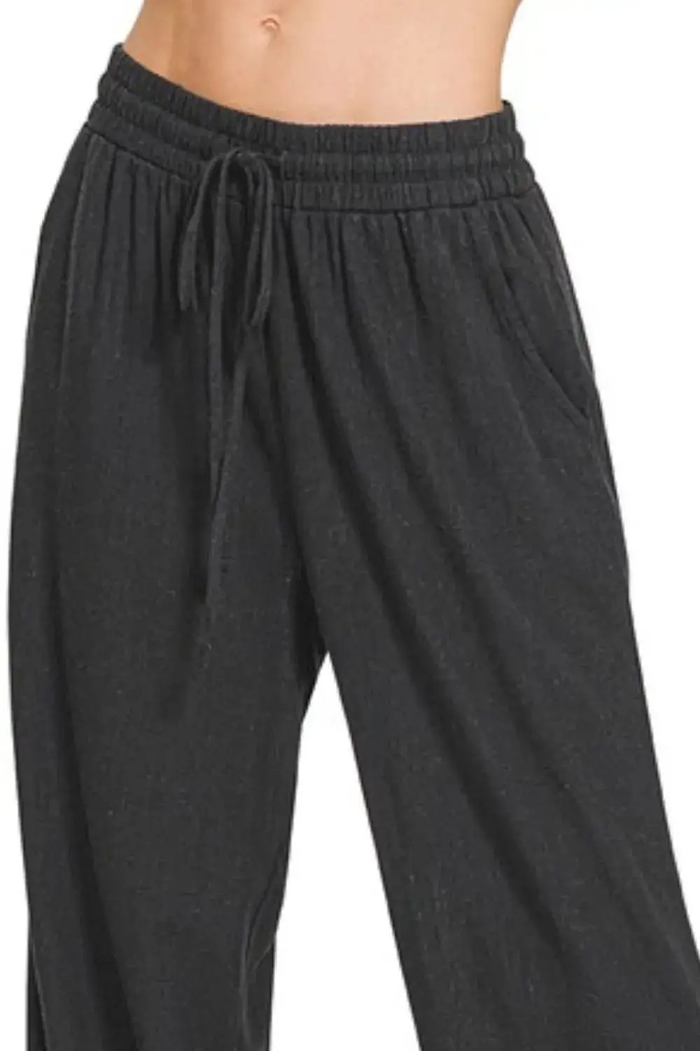 Linen Drawstring Pants
