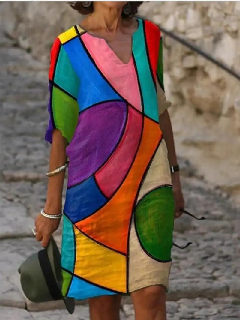 Women's Floral Evening Dress