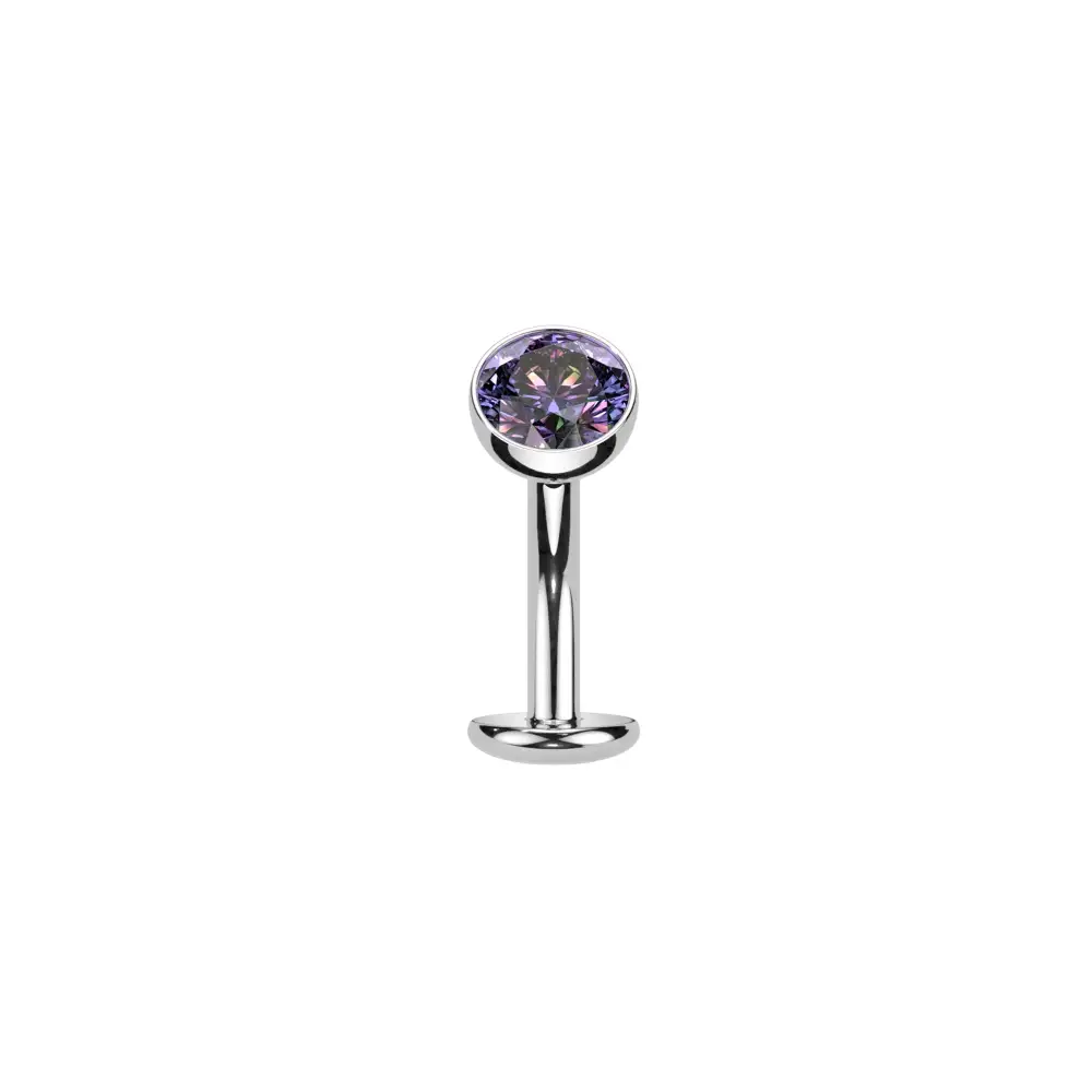 Titanium Opal Belly Ring