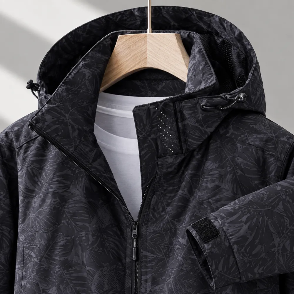 Printed Hooded Jacket