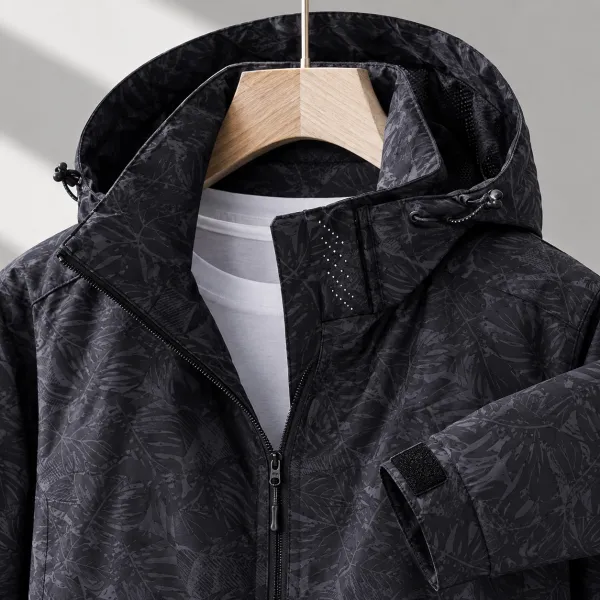 Printed Hooded Jacket