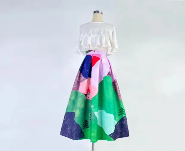 Subtle Festival Everyday Casual Skirt