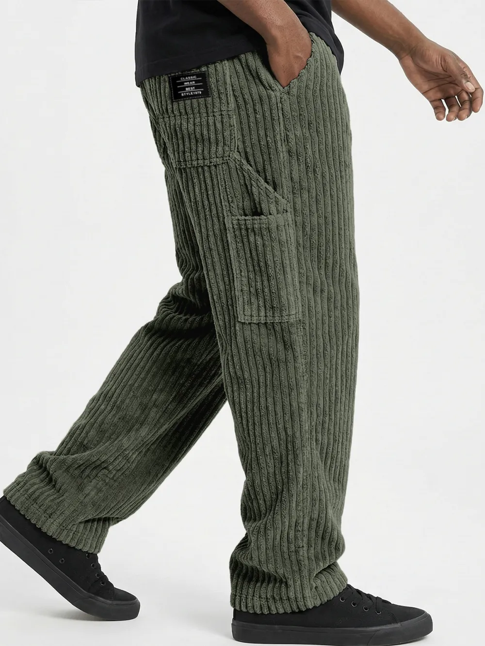 Comfort Fit Corduroy Pocket Pants