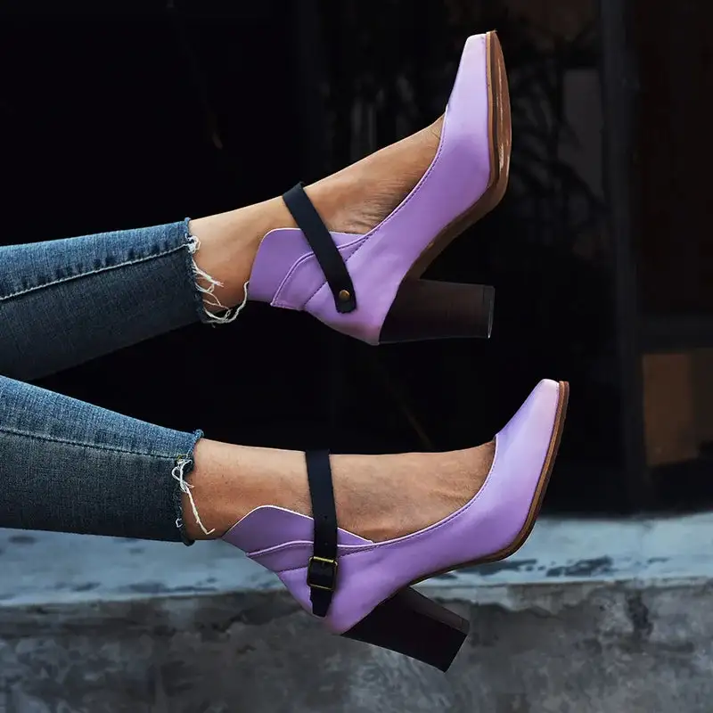  Block Heel Mary Jane Shoes Apparel