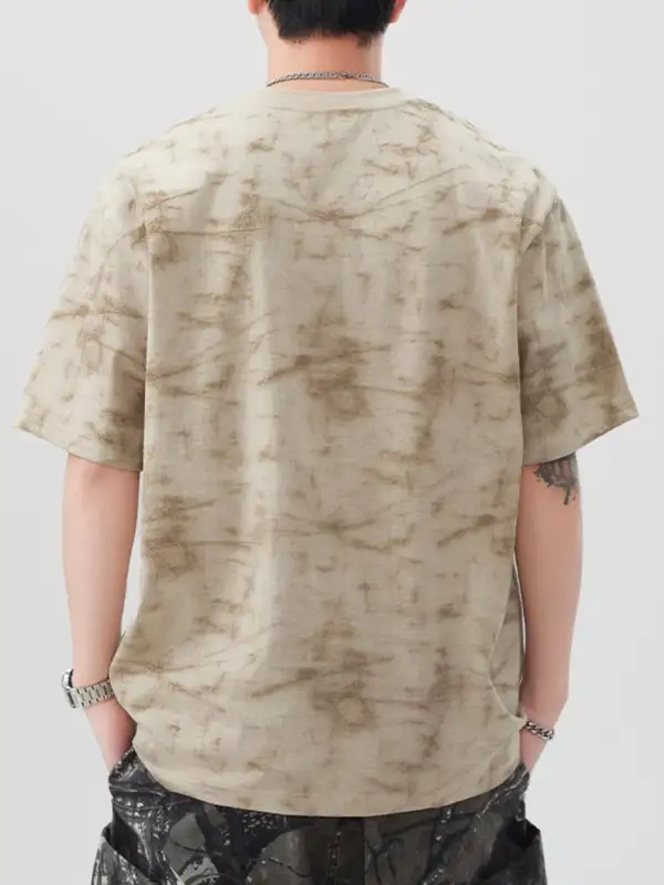 Relaxed Round Neck Half Sleeve T-Shirt