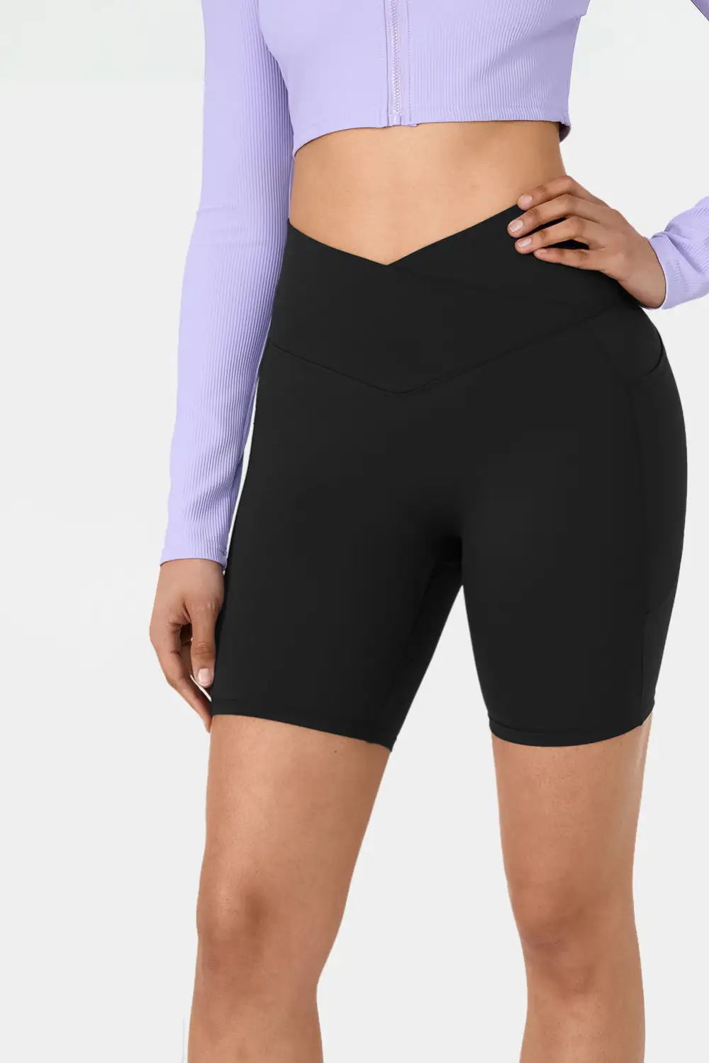 Swimwear Solid Split Pocket Sheath Active Bikinis Bottoms