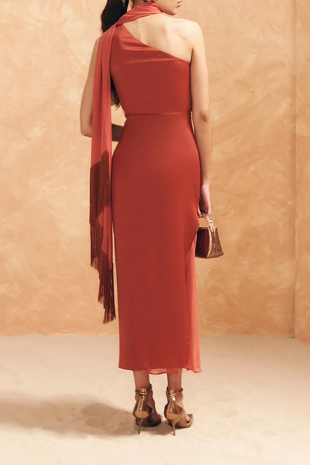 Elegant Halterneck Dress