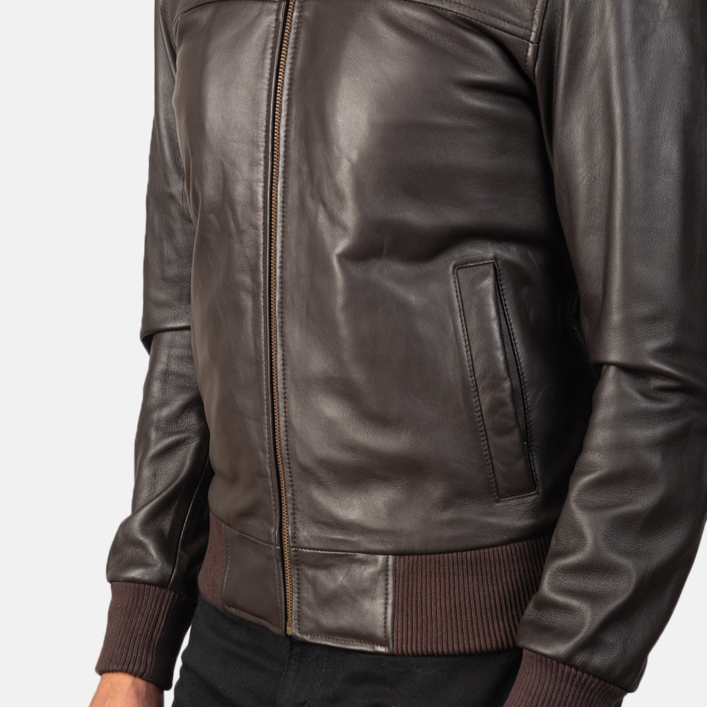 Men's Bomber Leather Jacket
