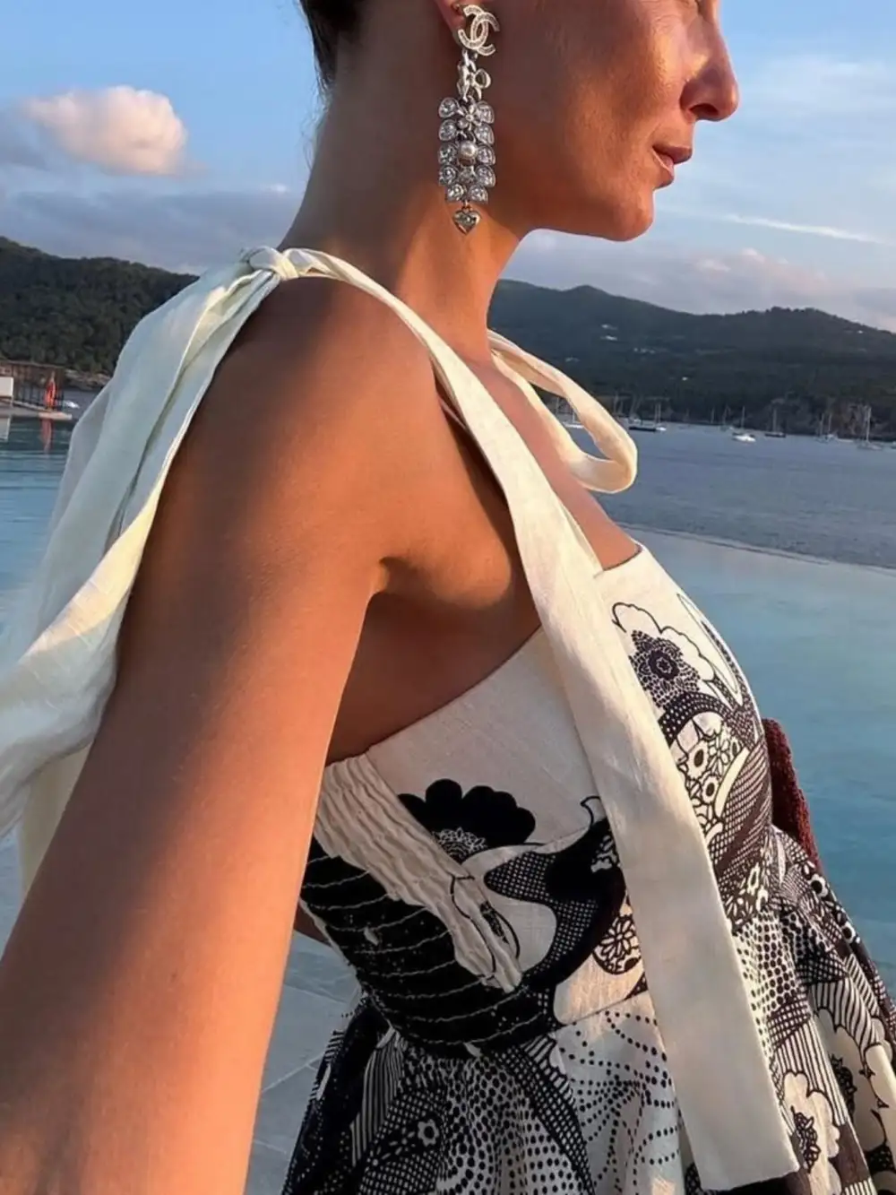 Relaxed Shape Printed Mini Dress