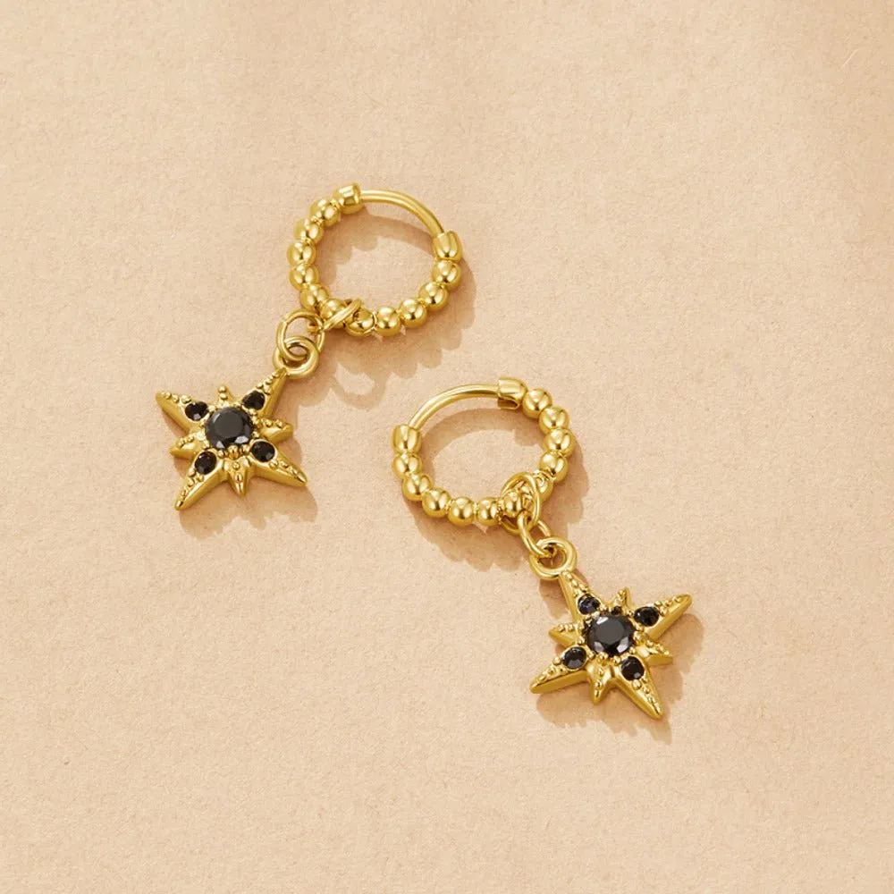 Luxe Drop Hoop Earrings