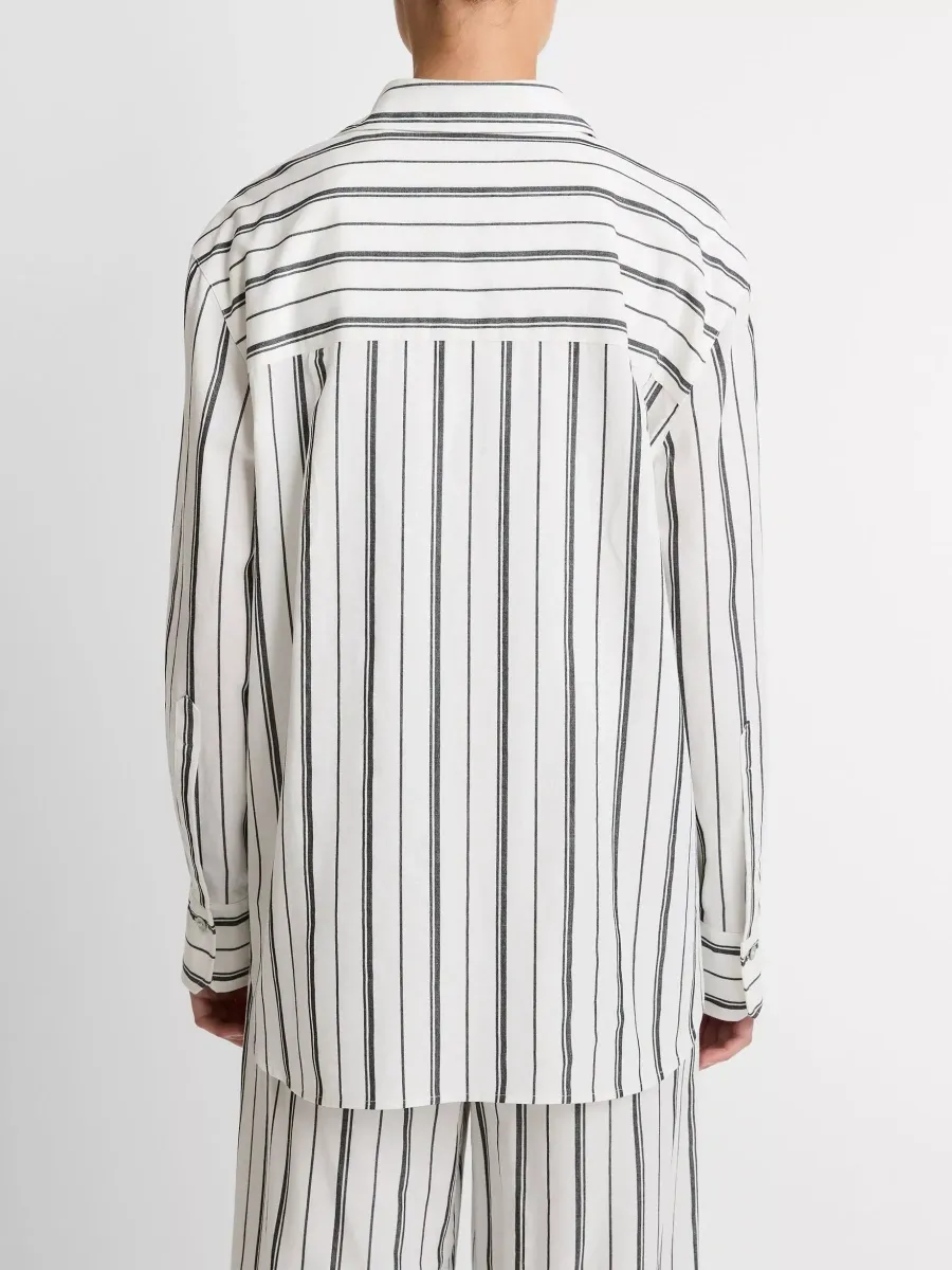 Casual Striped Pocket Shirt