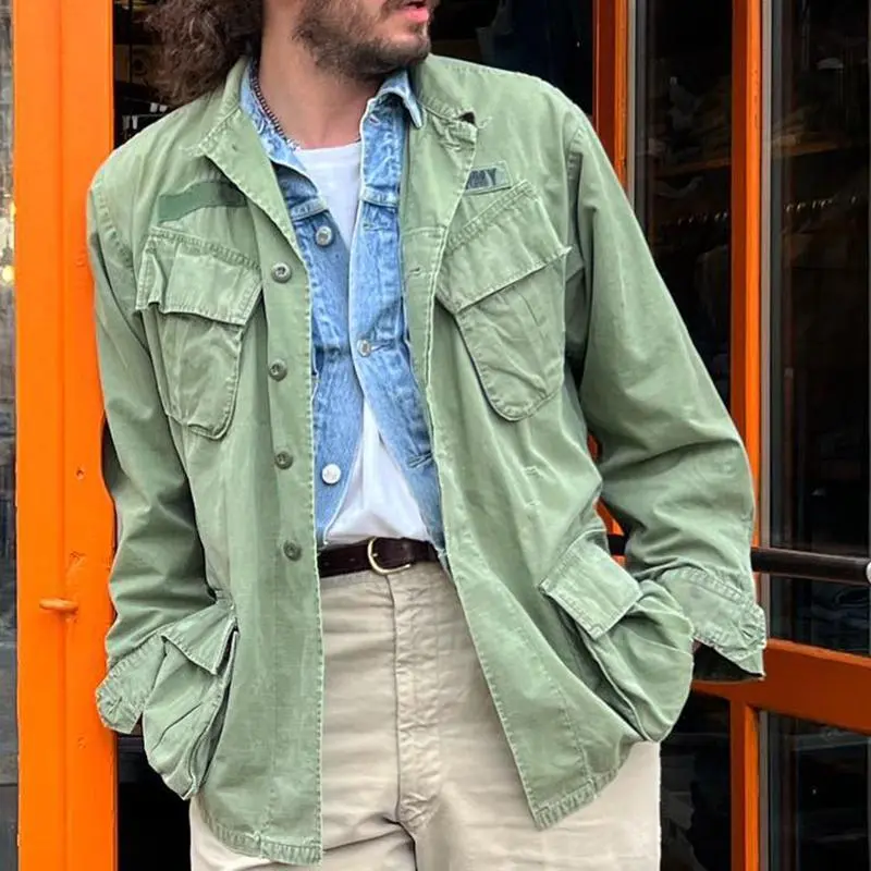 Washed Utility Pocket Jacket