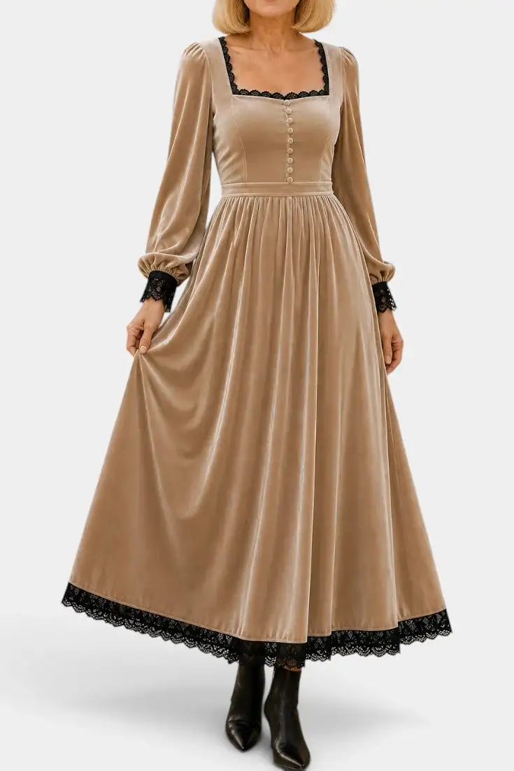 Velvet Maxi Dress