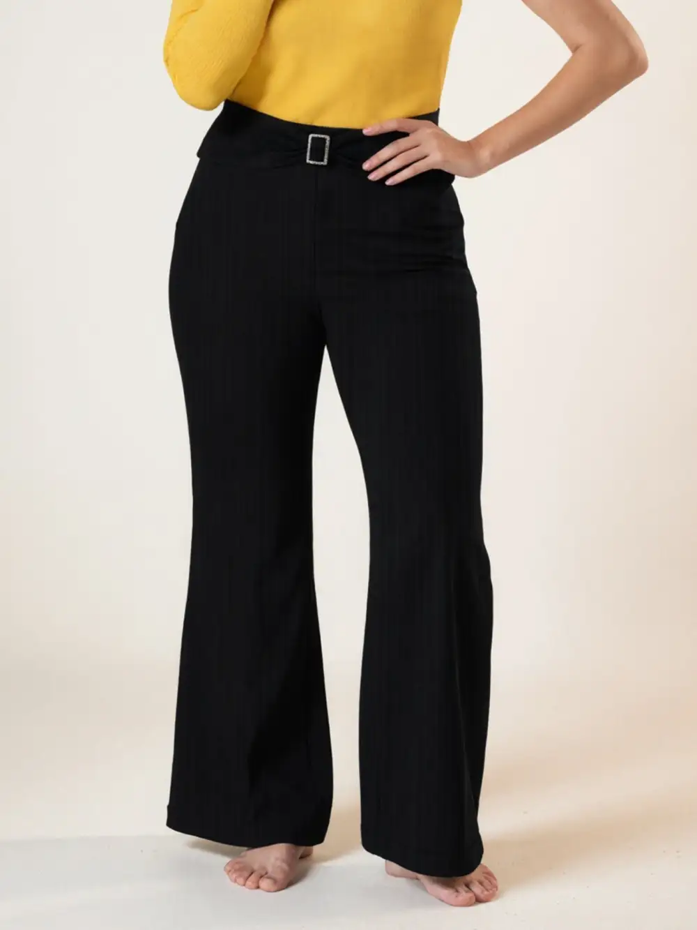 Plus Size High Waisted Flare Pants