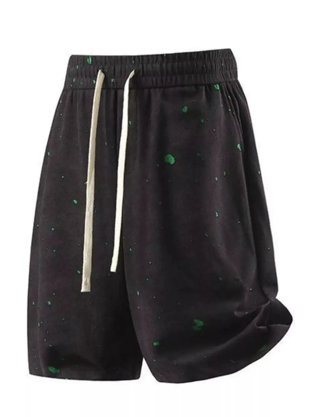 Men’s Plus Size Drawstring Elastic Shorts