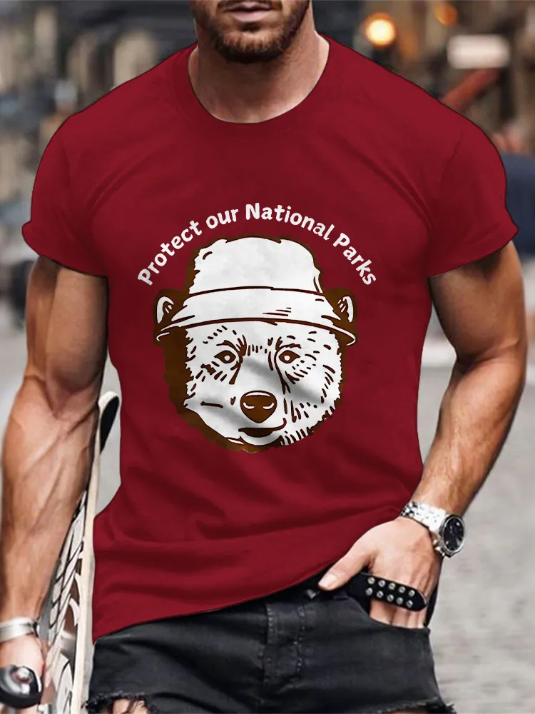 Casual Style Short-Sleeved T-Shirt Prints