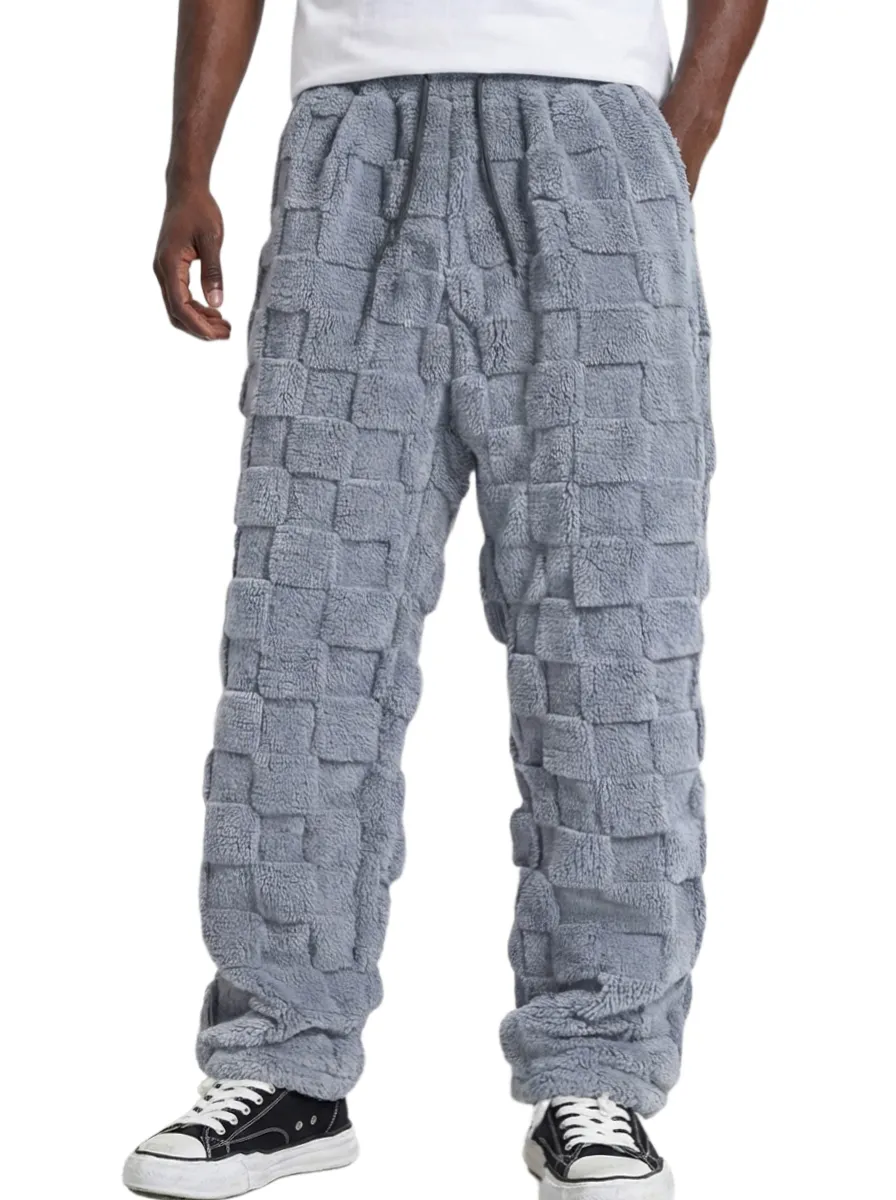Layered Textured Knit Pants